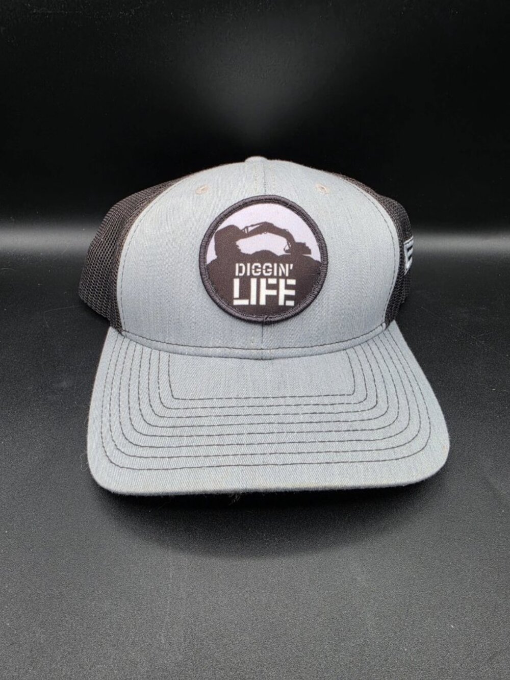 New NED Digging Life Trucker Construction Hat, Snapback Hyundai Construction
